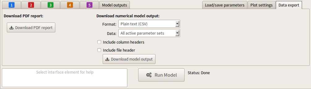 Data export box